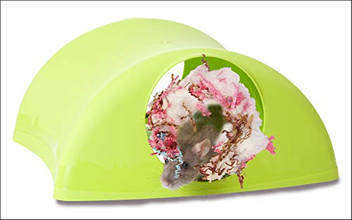 Lixit® Critter Hollow Igloo Hidaway Home for Guinea Pigs, Chinchillas, Rats and Other Small Animals (Pink, 1 Pack) - size: 1 Pack