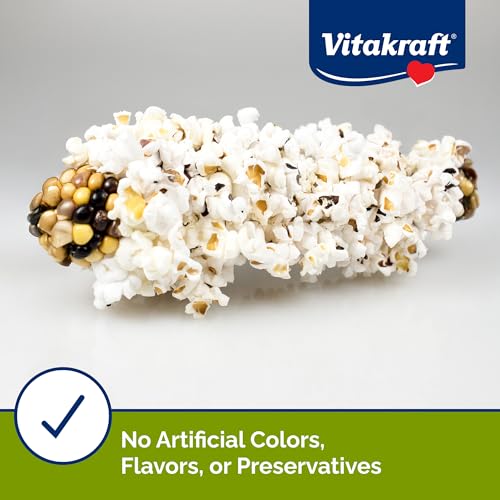 Vitakraft Mini-Pop Treat for Small Animals 6 oz – All-Natural Single-Ingredient Snack - Serve Popped or Unpopped – Enrichment, Chewing, Fun, Natural Teeth Wear – Rabbit, Hamster, Gerbil, Guinea Pig - size: 6 Ounce (Pack of 1)