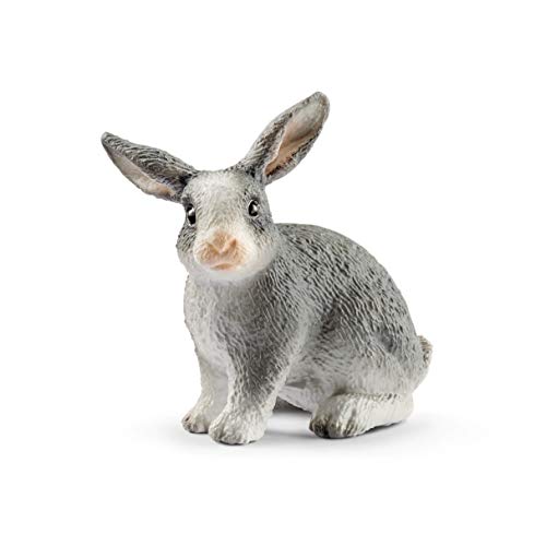 Schleich Farm World, Easter Toys for Boys and Girls Ages 3-8, 8-Piece Playset, Rabbit Hutch and Bunny Playpen Toy Set - style: Rabbit