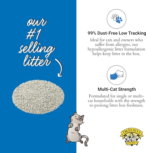 Dr. Elsey's Ultra UnScented Clumping Clay Cat Litter 40 lb. Bag - size: 40 lb