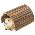 Tfwadmx Wooden Hamster Bridge, Extra Large Small Animal Bendy Bridge Tunnel Hut Hideout Ladder Hideaway Climbing Chew Toy for Gerbil Guinea Pig Chinchilla Rabbit Ferret Hedgehog Rat Gerbil