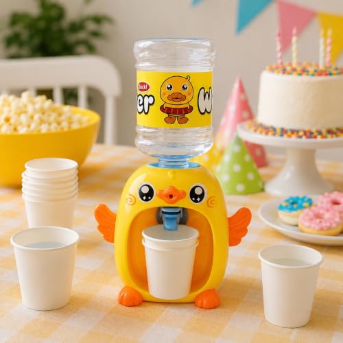 Mini Water Dispenser Toy for Kids - Cartoon Duck Animal Shaped | Mini Water Dispenser for Kids Cute Machine Drinking Fountains Toys