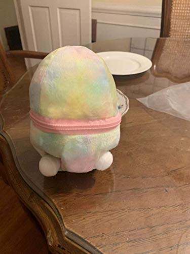 Plushland Plush Stuffed Animal 6 Inches Surprise Zip Up Egg Hideaway Spring Inspired Gift for Girls and Boys Birthday Mother's Day (New Unicorn)