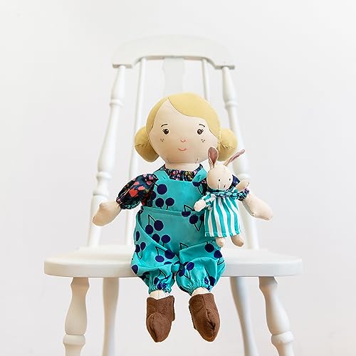 Manhattan Toy Playdate Friends Ollie Machine Washable and Dryer Safe 14 Inch Doll with Companion Stuffed Animal - style: Ollie