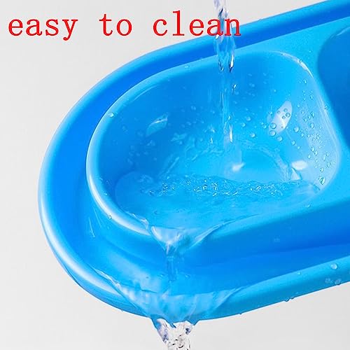 Cat Kitten Dish Dog Puppy Feeder Pet Bowl Ants go Away Grey, S | Ant Proof Cat Food Bowl, No Spill Dish, Outdoor Feeding, Deep Wide Water Moat, Ants Barrier Blocks Ants, Lightweight Plastic - color: Grey, size: Small