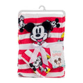 Mickey Mouse Blanket, Officially Licensed, Disney Baby Blanket Gift Set, Red Snuggler and Blanket - 2 Piece Set
