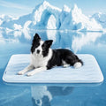 Dog Cooling Mat for Large Medium Dogs & Cats, Q-Max > 0.4 Breathable Self Cooling Pad, Washable Non Slip Bed for Crate, Car, Sofa, Floor, Indoor Outdoor Summer Use (Medium: 24'' x 36'') - size: Medium