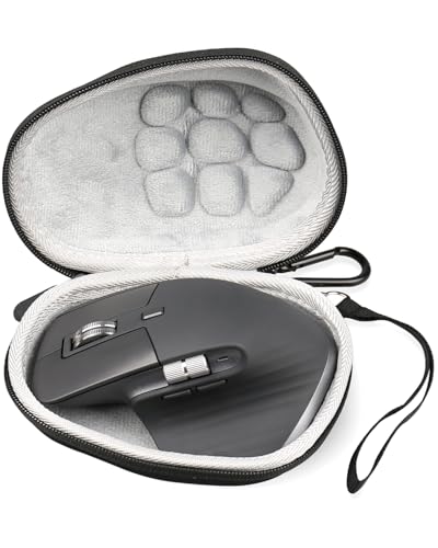 Travel Carrying Case Replacement for Logitech MX Master 4 / MX Master 3S / Master 3 / Master 2S Advanced Computer Wireless Mouse- Upgrade Version No Shake