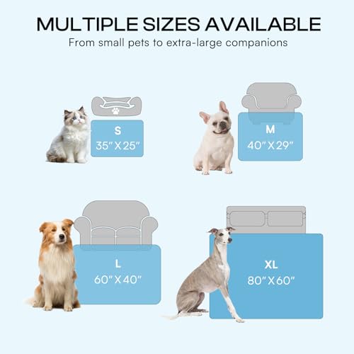 Luciphia Cooling Dog Blanket, Q-MAX>0.5 Pet Throw for Couch, Crate & Bed | Cools on contact—no power needed. Soft, breathable, gentle on sensitive skin; dog & cat cooling throw, Light Blue,29x40 - color: Light Blue, size: 29x40 inches