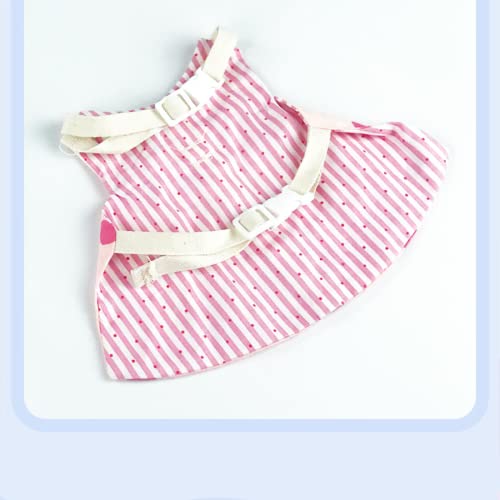 Rabbit Harness and Leash with Cute Accessories for Walking Escape Proof - Mesh Breathable Bunny Vest Harness Outdoor - Also Suit for Ferret Kittn Puppy Small Animals (Without Accessories,Small) - size: Small