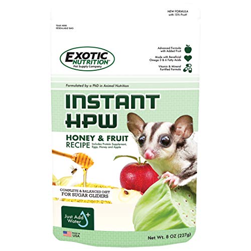 Exotic Nutrition Sugar Glider Complete Deluxe Food Starter Package - Nutritionally Complete Pellet Diet & High Protein Supplemental Food for Sugar Gliders… (3 Piece Set) - size: 1 Count (Pack of 3)