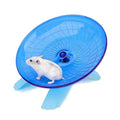 Litewood Small Hamster Wheel Hermit Crab Wheel Small Animal Flying Saucer Spinner Silent Running Exercise Toy Cage Tank Accessory for Dwarf Hamster Gerbil Mouse Rat Mice Hermit Crab (Blue) - color: BLUE