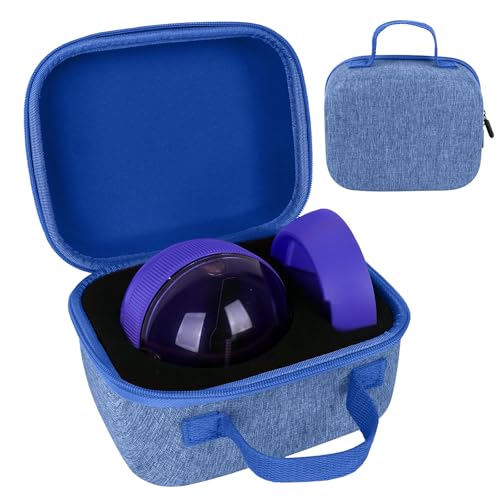 YouKnow Travel Case for Bitzee Hamster Ball Interactive Toy - Shockproof Storage Box with Custom Foam Insert & Carry Handle, Fits Electronic Pet Toy + Dock (Only Case) (Blue) - color: Blue