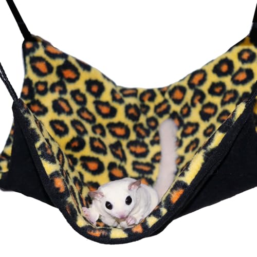 Exotic Nutrition Rainbow Zebra Pouch Set - Hammocks and Bedding for Sugar Gliders, Rats, Ferrets, Chinchillas, Squirrels, Marmosets, Hamsters, Gerbils & Small Animals