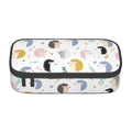 Yrebyou Hedgehog Pencil Case Big Storage Pencil Pouch Multi-Functional Pen Bag Cute Lightweight Organizer for Aldult Office College - color: White