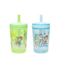 Zak Designs PAW Patrol Kelso Toddler Cups For Travel or At Home, 15oz 2-Pack Durable Plastic Sippy Cups With Leak-Proof Design is Perfect For Kids (Chase, Marshall, Rubble, & More) | BPA Free, Plastic, Sippy Cups, Cup Holder Friendly, Dishwasher Safe, Eas