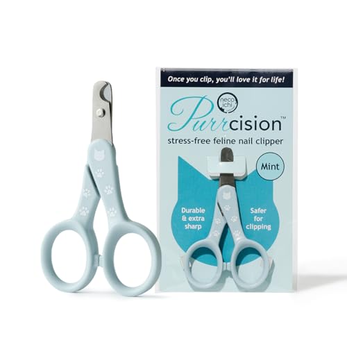 Necoichi Purrcision Stainless Steel Cat Nail Clipper, Made in Japan (Mint) - style: Mint