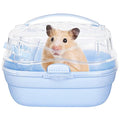 KAMEIOU Sky Blue Travel Small Animals Hamster Hedgehog Guinea Pig Carrier Cage for Hamsters Hedgehogs Guinea Pig Carrier Travel Cage with Handle Breathable Small Animal Guinea Pig Car Cage Carrier