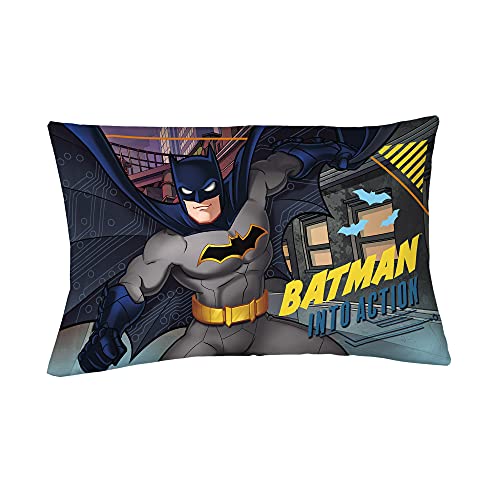 Franco Kids Bedding Super Soft Microfiber Reversible Pillowcase, 20 in x 30 in, Batman - color: Batman