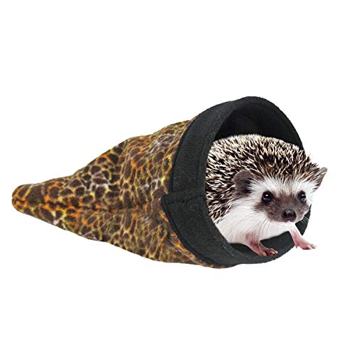 Exotic Nutrition Hedgie Pouch (Giraffe) - Hideout/Hut for Sugar Gliders, Hedgehogs, Chinchillas, Rats, Ferrets, Guinea Pigs, Rabbits, Hamsters, Squirrels