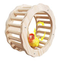 Bird Stand Perch Toy,Interactive Rocking Parakeet Toy and Perch, Wooden Exercise Wheel Cockatiel Toy, Intelligence Puzzle Enrichment Toys,Bird Playground Play Stands for Conure Budgie(D) - color: E