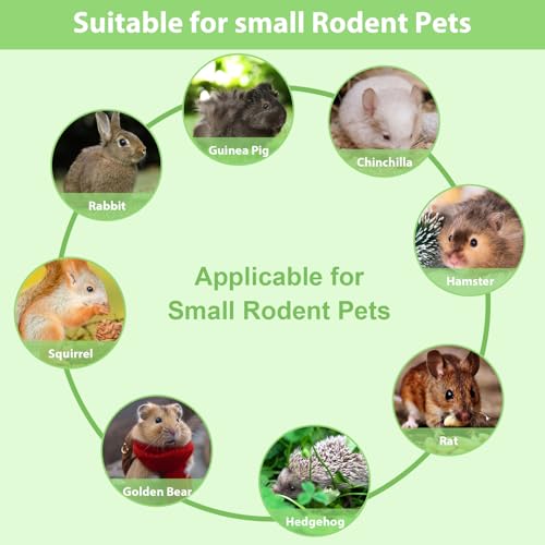 40PCS Timothy Hay Treats Bunny Rabbit Toys for Boredom, Handmade Guinea Pig Chew Treats Toys, Chinchilla Chews for Teeth Small Animals Hamster Rat Gerbil