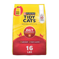 Purina Tidy Cats 24/7 Performance Clumping Cat Litter, 16 lb Bag | Clean Linen scent with 24/7 slow-release deodorizer in a smaller, easy-pour size - size: 16 Pound (Pack of 1)