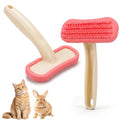 Bunny Brush Short Hair Dog Brush, Soft Silicone Comb Bath Massage Comb | De-Shedding, Easy to Remove Loose Undercoat, for Rabbits Chinchillas Kittens Puppies, During Shedding Season or Bath Time
