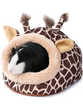 JanYoo Warmer Hedgehog Supplies Toys House Cage Accessories Bed Sleeping Bag (L,Giraffe) - color: 1-Giraffe, size: L