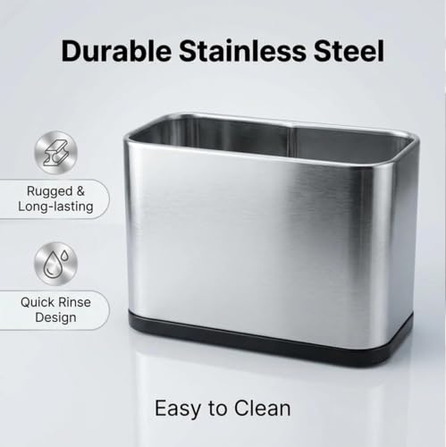 Full Metal Cat Litter Scoop with Holder, Stainless Steel Cat Litter Scooper Holder, Stainless-Steel Kitty Scoop Captures All Clumps, Heavy Duty Kitty Metal Scooper with Non-Slip Handle - color: Gray