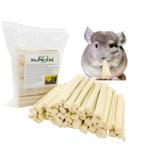 300g Snacks Sweet Bamboo Chew Toy for Rabbits Chew Sticks for Hamster Chinchilla Guinea Pig,Molar Treats Snack for Small Animals