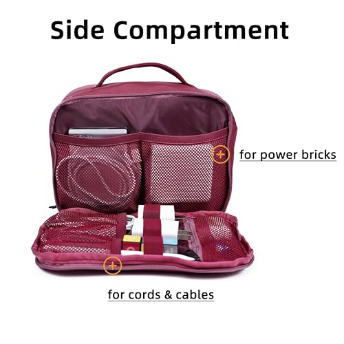 Accessories Bag & Tech Pouch | Organizer for Cables, Electronics & Everyday Essentials, Water-Repellent, Dual-Sided Padded - color: Valkyrie
