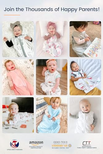 TotAha Toddler Sleep Sack 2T-3T-4T, Premium Light Wearable Blanket Baby Sleeping Bag with 2-Way Safe Zippers For Girl Boy - color: Savannah Animal, size: 2T-4T