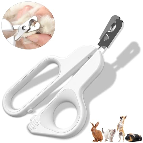 Professional Small Cat and Dog Nail Clippers Sharp Blades Stainless Steel Pet Nail Trimmers with Safety Lock to Avoid Injury for Cats Rabbits Dogs Small Animals - color: For Cats and Small Animals