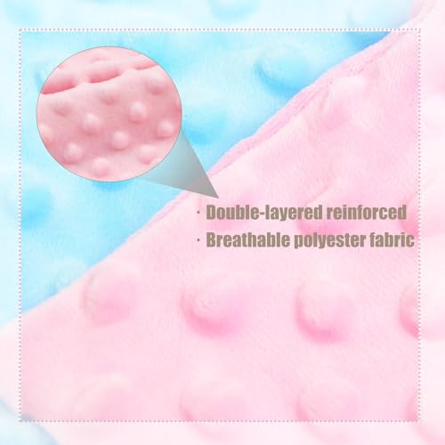 2 Pcs Sugar Glider Bonding Pouch Carrier Bag, Sugar Glider Bed Pouch, Sling Sleep Bag with Adjustable Strap for Hamster Hedgehog Gliders Ferret Squirrels Small Animal (Blue and Pink)