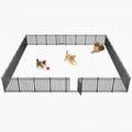 Thickened Outdoor Dog Fence, 47" H, 32 Panels for Yard & Camping | Easy Setup, Flexible Layouts, Thickened Panels, Heavy-Duty, for Medium & Large Dogs and Farm Use, Patented - size: 47" height, style: 32 Panels