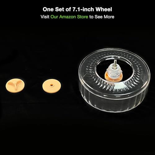 GuineaLoft™ Silent Hamster Wheel - 7.1 inch (18cm) for Hamsters, Mice, Gerbils & Small Animals - size: 7.1 inch