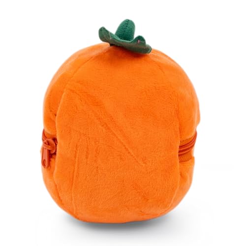 Plushland Halloween Zip-Up Pumpkin Stuffed Animal Plush Toys,Hideaway Spooky Black Cat Bat Ghost Capybara Plush Halloween Toy for Festive Decorations & Fun Surprises 6 Inches (Capybara) - style: Capybara