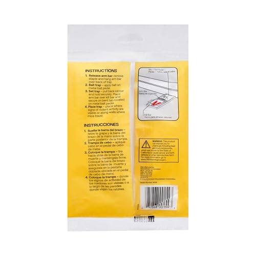 Victor Metal Pedal Sustainably Sourced FSC Wood Snap Mouse Trap - 4 Wooden Traps - M156 - Snap Traps for Mice - Reusable or Disposable Mouse Trap - style: 4 Traps