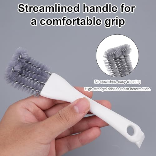 Bird Cage Cleaning Brush with Long Handle, Bird Cage Cleaner Durable Droppings Remover Tool Accessories for Pet Parrot Perches