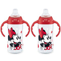 NUK Learner Cup, 10 Oz, Pack of 2, Minnie Mouse – Soft Spout, Easy-Grip Handles, BPA Free, Spill Proof Transition Sippy Cup - color: Minnie Mouse