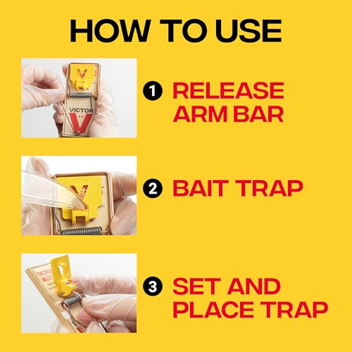 Victor Mouse Traps, 12-Pack Plastic Pedal Snap Traps, FSC Certified Wood | Indoor Rodent Control Reusable Mousetraps for Mice Pest Control Effective Instant Kill - style: 12 Plastic Pedal Traps