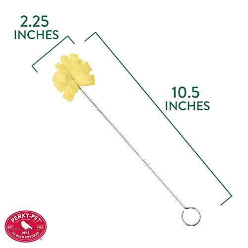Perky-Pet Bird Feeder Foam Cleaning Mop - 23T - Easily Clean Bird Feeders - No Scratch Foam Mop - Easy to Use, Easy to Store - color: Yellow, size: 1 Count (Pack of 1)