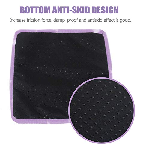 HOMEYA Small Animal Pet Bed, Sleeping House Habitat Nest for Guinea Pig Hamster Hedgehog Rat Chinchilla Hideout Bedding Snuggle Sack Cuddle Cup Cage Accessories with Washable Mat- XL(Purple) - color: Purple