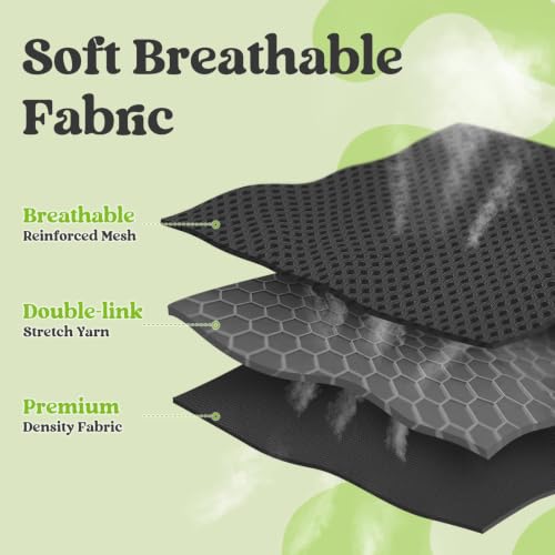 rabbitgoo Dog Harness Small Sized and Leash Set, Step in Soft Vest | Breathable Mesh, Easy Wear with Hook & Loop, Light and Reflective for Walking, Multi-colored, Black & Green, XS - color: Black & Green, size: XS (Chest: 13.3"-15.5")