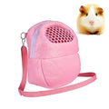 Pet Dog Carrier Bags,Portable African Hedgehog Hamster Breathable Bags,Handbags,Puppy Cat Travel Backpack(S Size:17x12cm/6.7x4.7inch) - color: White Mesh - Pink, size: Small