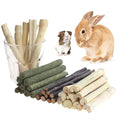 300g Guinea Pig & Rabbit Chew Toys with Apple & Timothy Sticks - Prevent Overgrown Teeth with Sweet Bamboo Treats - Ideal Rabbit Treats Included - color: 300g