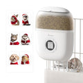 Sandpoy Hanging Rabbit Feeder, Programmable Automatic Pet Feeder | Dry Food Dispenser, Desiccant Bag, Portion Control, For Rabbits Cats and Small Animals