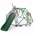 Plum Deimos Climbing Dome with 4FT Slide - Outdoor Toddler Jungle Gym, Monkey Bars, Playground Sets for Backyards, Play Equipment for Kids, Durable, Sturdy, Rust Resistant, Easy Assembly, Ages 3+ - size: 4ft Slide