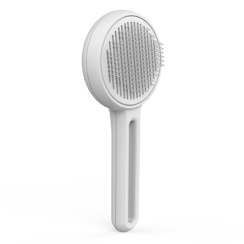 Deshedding Brush for Cats and Dogs | Gentle Grooming Tool, Removes Loose Hair and Undercoat, Slicker Brush, All Coat Types, Reduces Shedding and Tangles